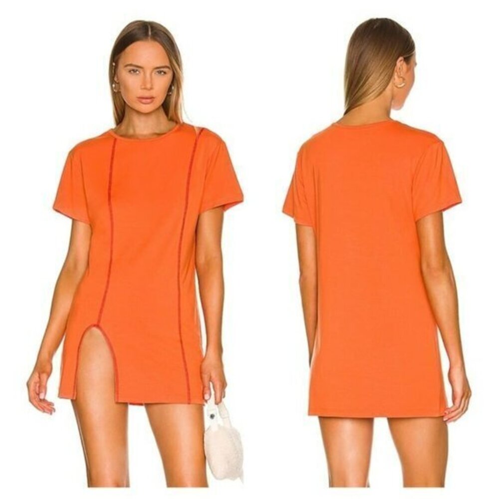 Superdown Simona Tee Dress - Orange